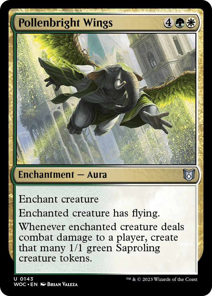 Pollenbright Wings [Wilds of Eldraine Commander] | Dumpster Cat Games