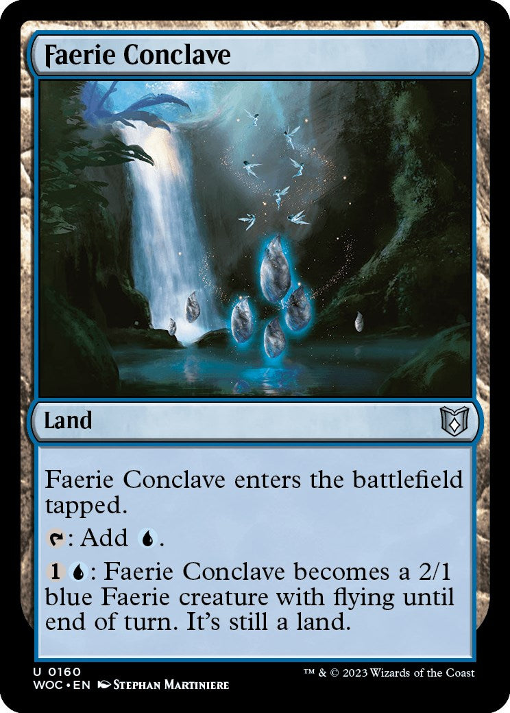 Faerie Conclave [Wilds of Eldraine Commander] | Dumpster Cat Games