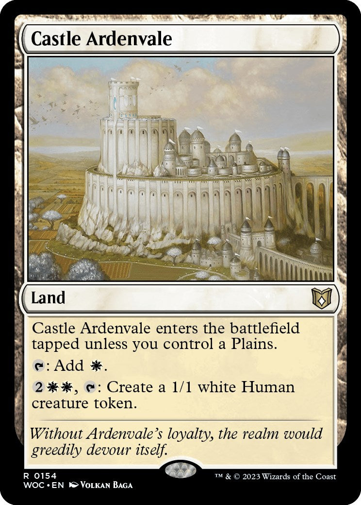 Castle Ardenvale [Wilds of Eldraine Commander] | Dumpster Cat Games