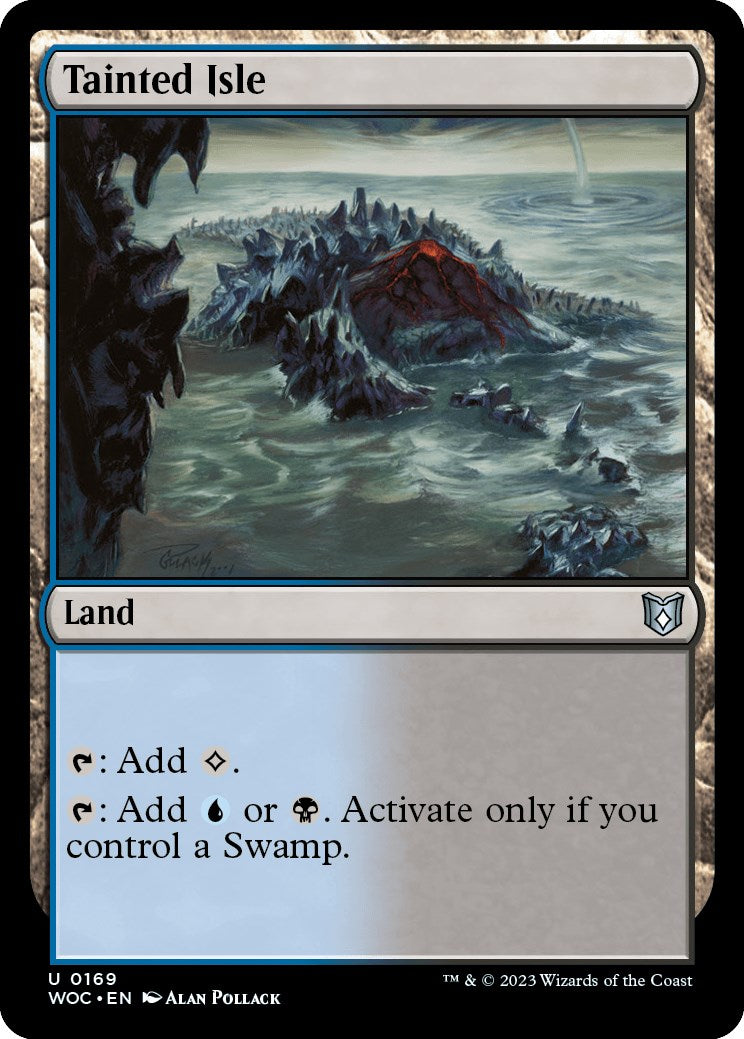 Tainted Isle [Wilds of Eldraine Commander] | Dumpster Cat Games