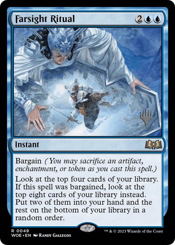 Farsight Ritual (Promo Pack) [Wilds of Eldraine Promos] | Dumpster Cat Games