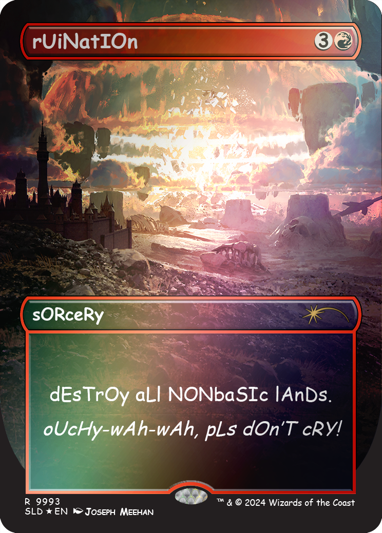 rUiNatIOn (Rainbow Foil) [Secret Lair Drop Series] | Dumpster Cat Games
