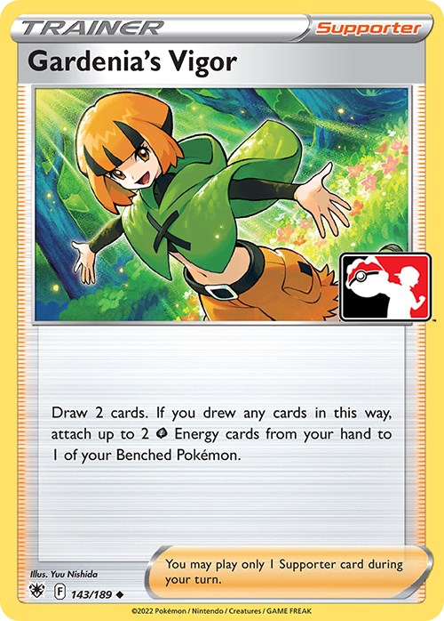 Gardenia's Vigor (143/189) [Prize Pack Series Three] | Dumpster Cat Games