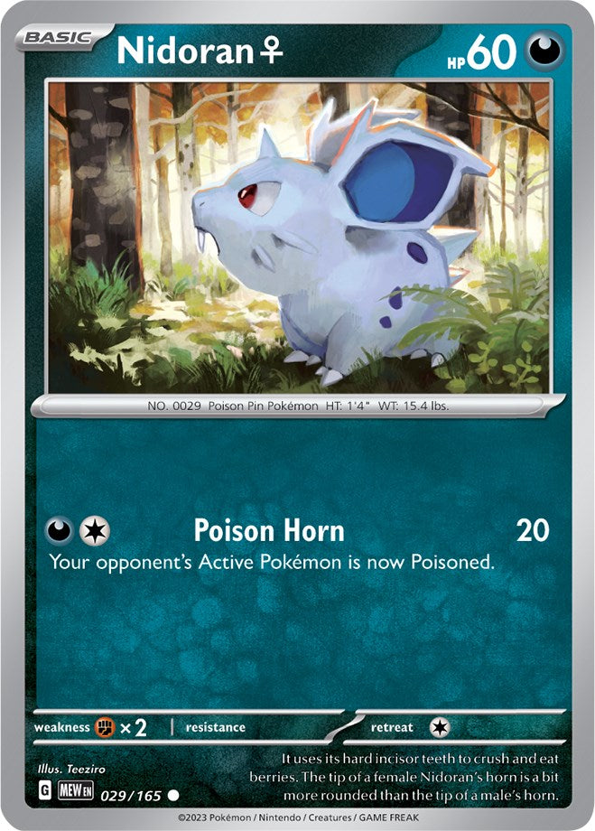 Nidoran F (029/165) [Scarlet & Violet 151] | Dumpster Cat Games