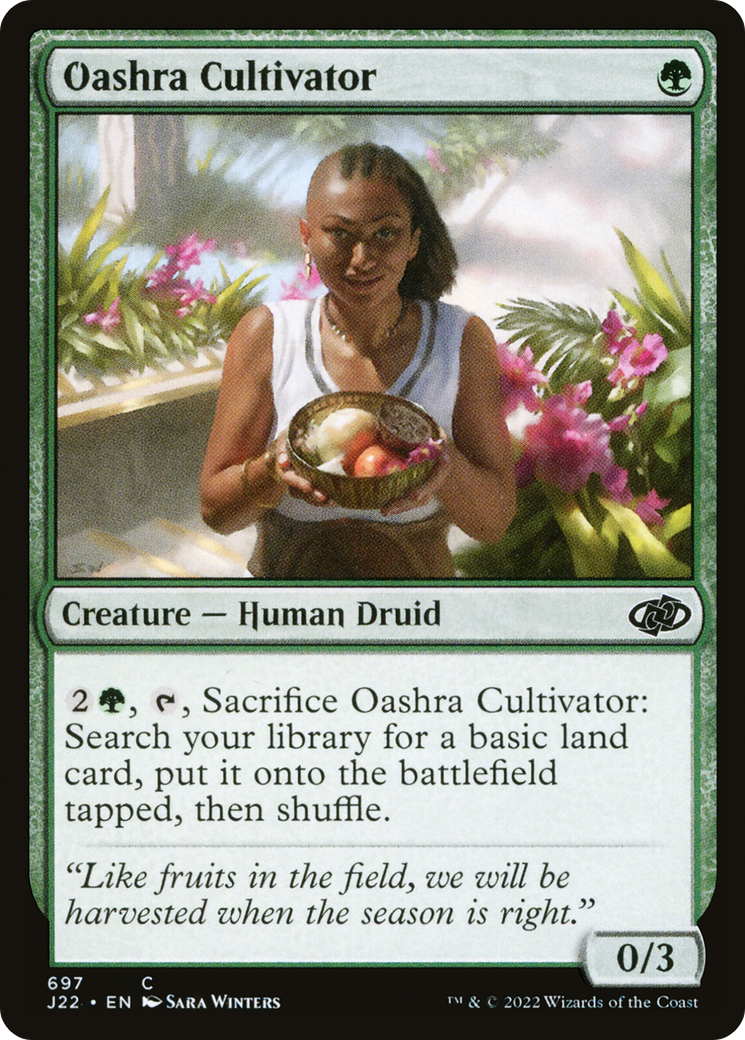 Oashra Cultivator [Jumpstart 2022] | Dumpster Cat Games