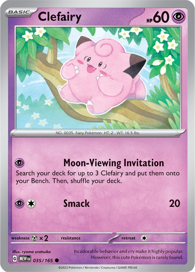 Clefairy (035/165) [Scarlet & Violet 151] | Dumpster Cat Games