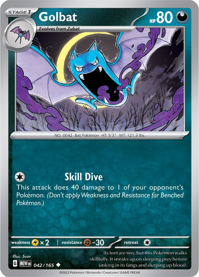 Golbat (042/165) [Scarlet & Violet 151] | Dumpster Cat Games
