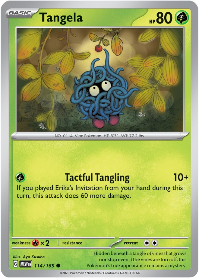 Tangela (114/165) [Scarlet & Violet 151] | Dumpster Cat Games