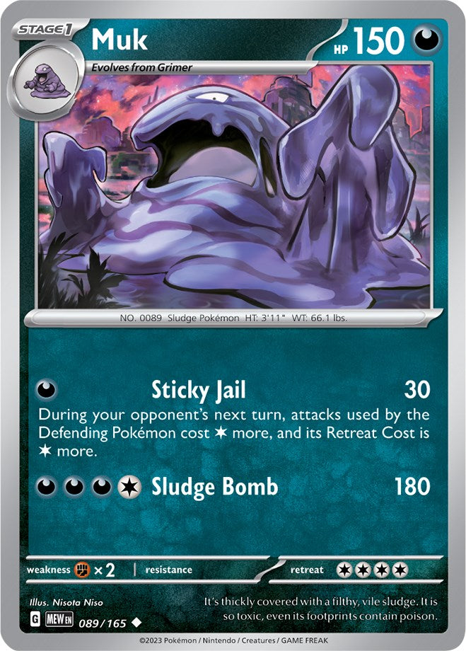 Muk (089/165) [Scarlet & Violet 151] | Dumpster Cat Games