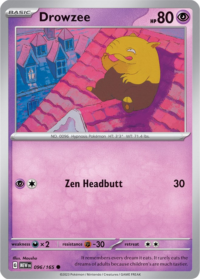Drowzee (096/165) [Scarlet & Violet 151] | Dumpster Cat Games