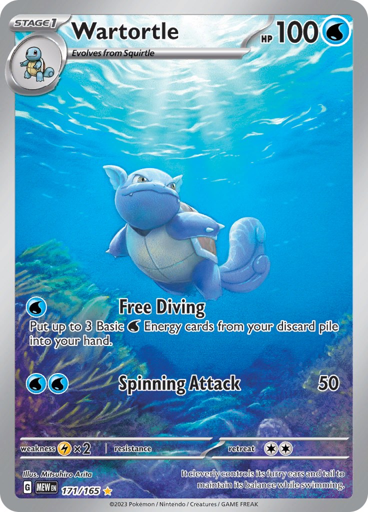 Wartortle (171/165) [Scarlet & Violet 151] | Dumpster Cat Games
