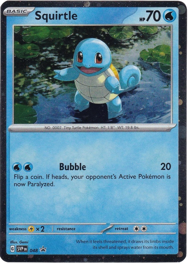 Squirtle (048) (Cosmos Holo) [Scarlet & Violet: Black Star Promos] | Dumpster Cat Games