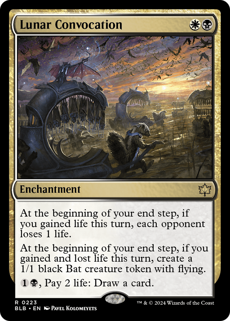 Lunar Convocation [Bloomburrow] | Dumpster Cat Games