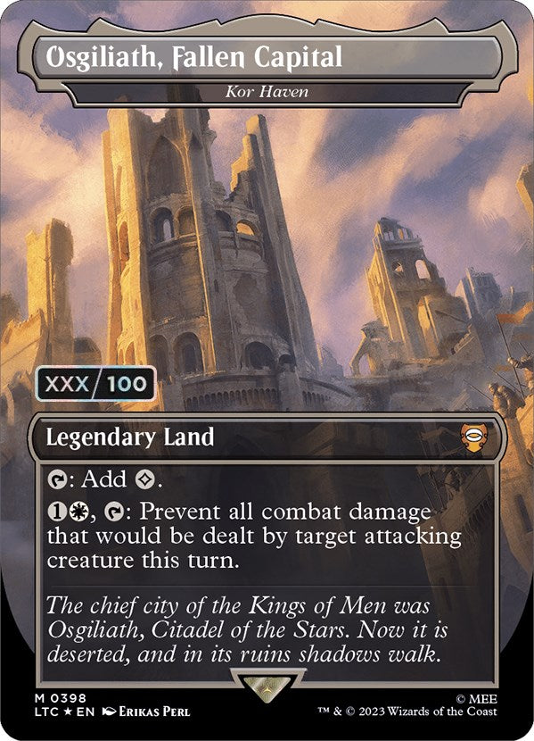 Osgiliath, Fallen Capital - Kor Haven (Serialized) [The Lord of the Rings: Tales of Middle-Earth Commander] | Dumpster Cat Games