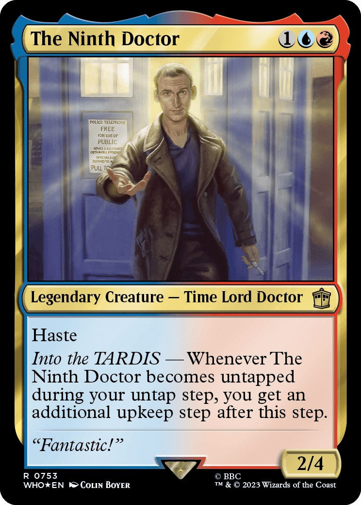 The Ninth Doctor (Surge Foil) [Doctor Who] | Dumpster Cat Games