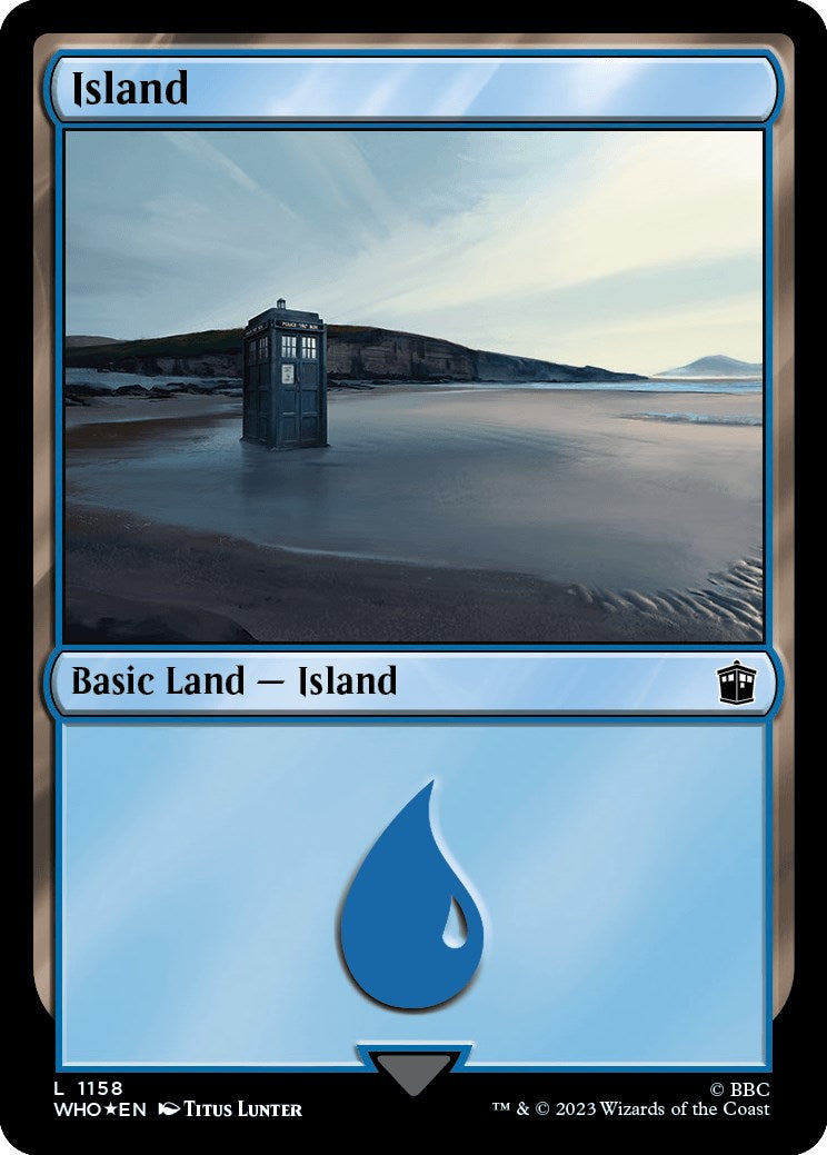 Island (1158) (Surge Foil) [Doctor Who] | Dumpster Cat Games