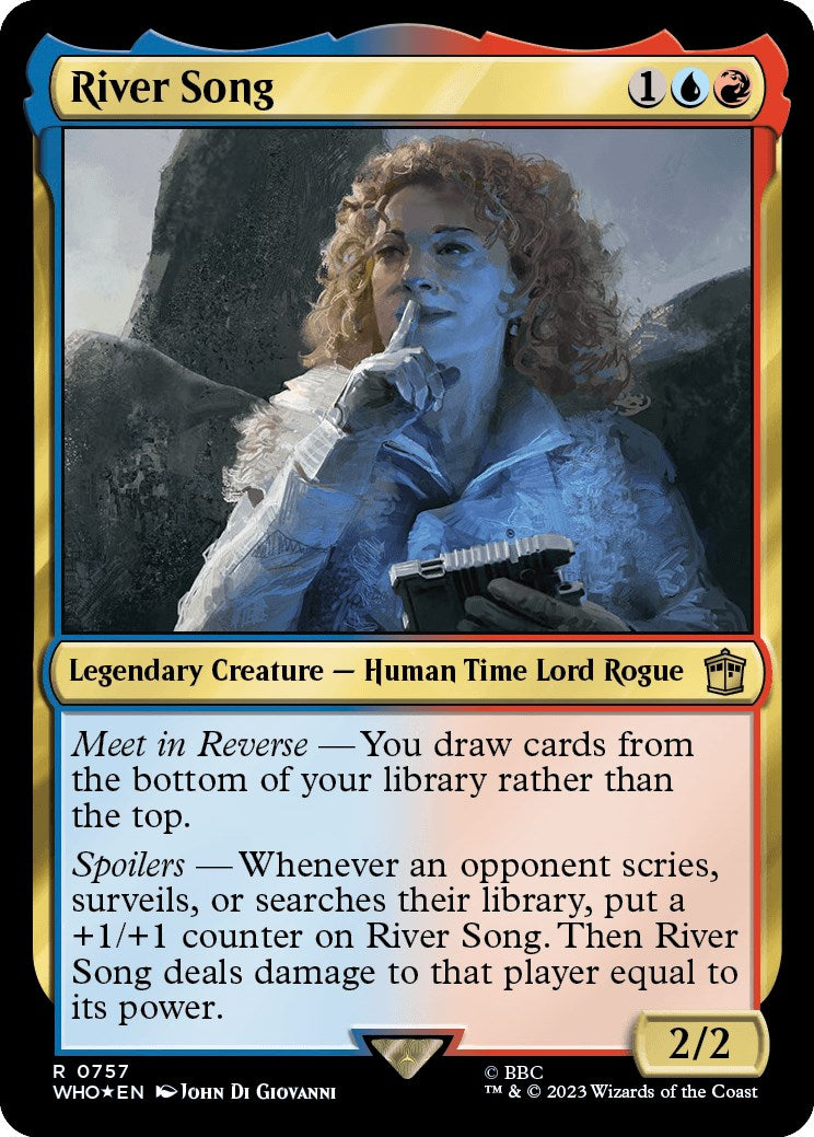River Song (Surge Foil) [Doctor Who] | Dumpster Cat Games