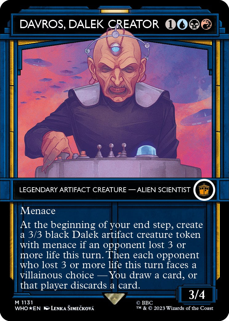 Davros, Dalek Creator (Showcase) (Surge Foil) [Doctor Who] | Dumpster Cat Games