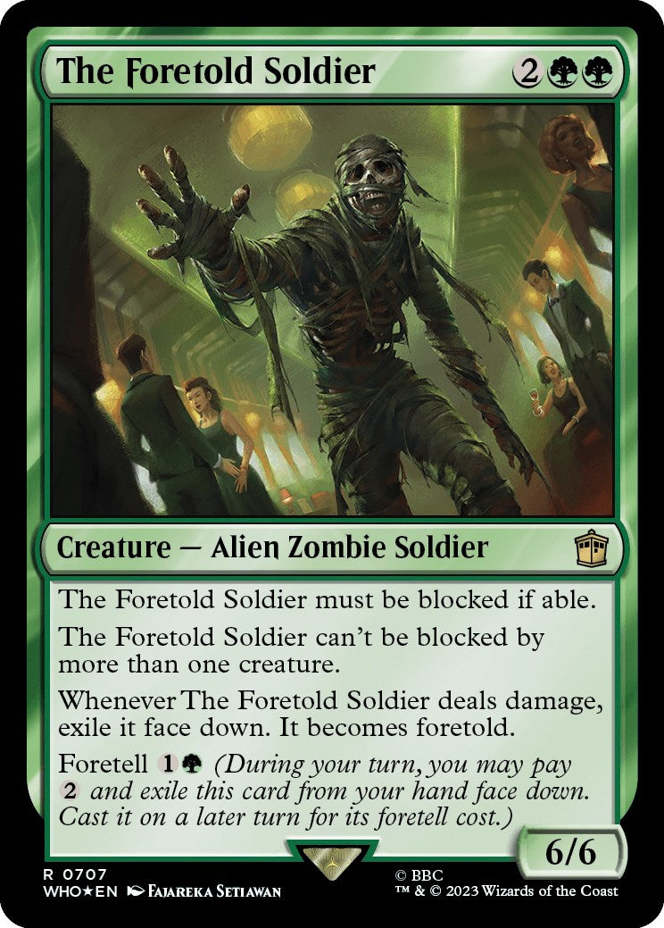 The Foretold Soldier (Surge Foil) [Doctor Who] | Dumpster Cat Games