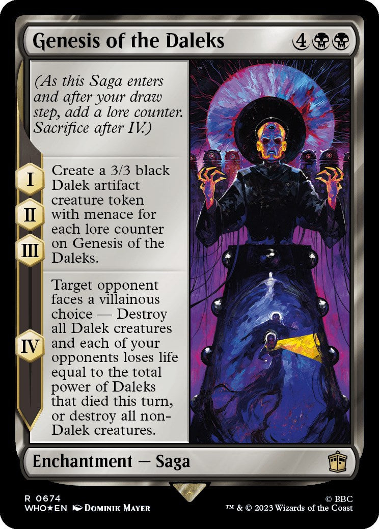 Genesis of the Daleks (Surge Foil) [Doctor Who] | Dumpster Cat Games