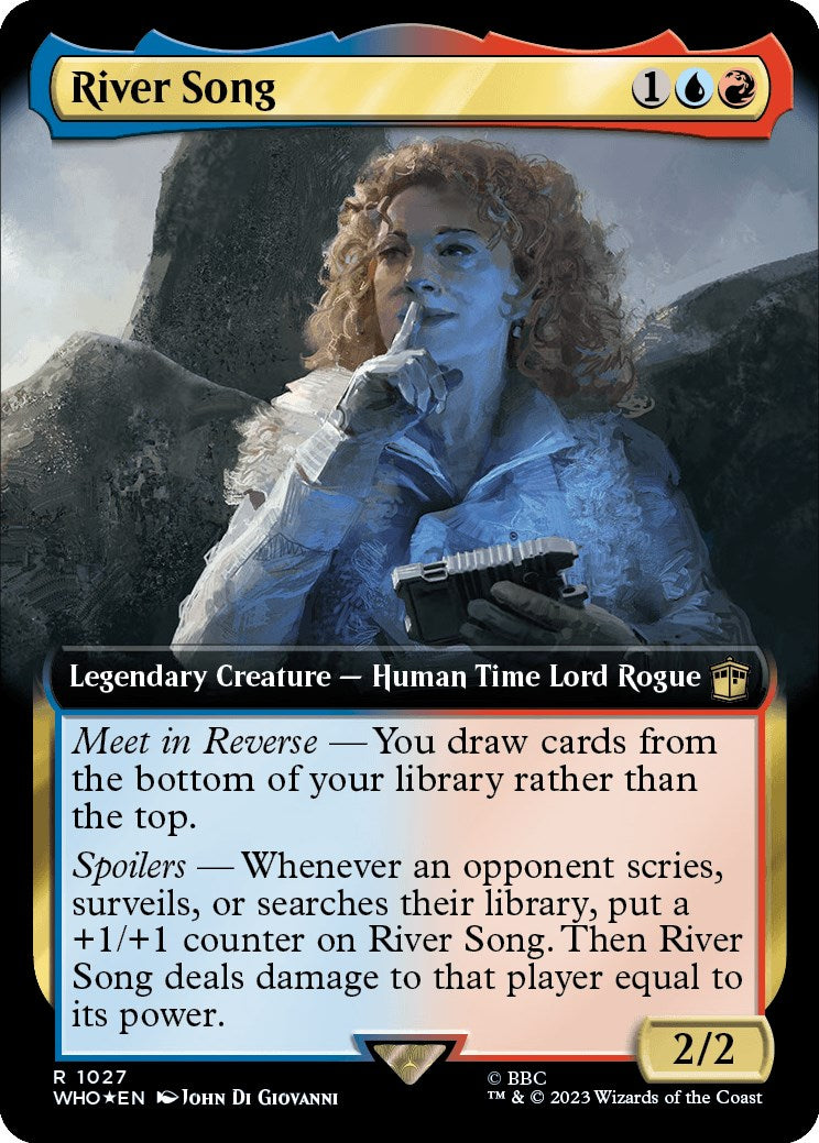 River Song (Extended Art) (Surge Foil) [Doctor Who] | Dumpster Cat Games