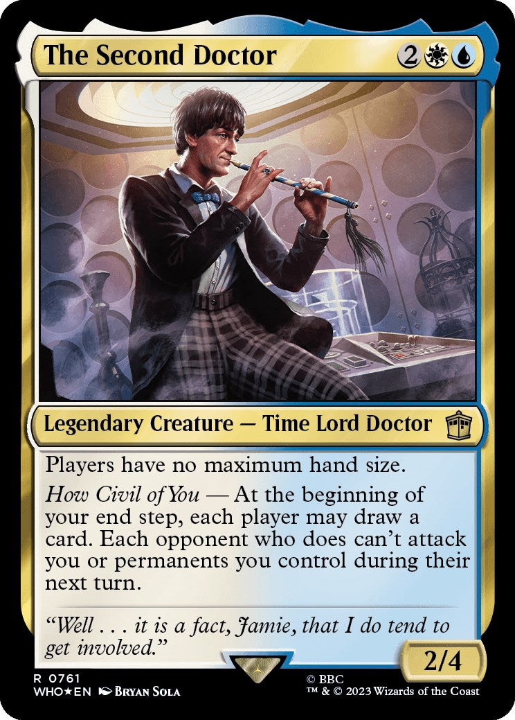 The Second Doctor (Surge Foil) [Doctor Who] | Dumpster Cat Games