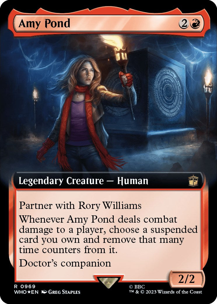 Amy Pond (Extended Art) (Surge Foil) [Doctor Who] | Dumpster Cat Games