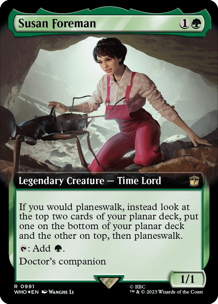 Susan Foreman (Extended Art) (Surge Foil) [Doctor Who] | Dumpster Cat Games