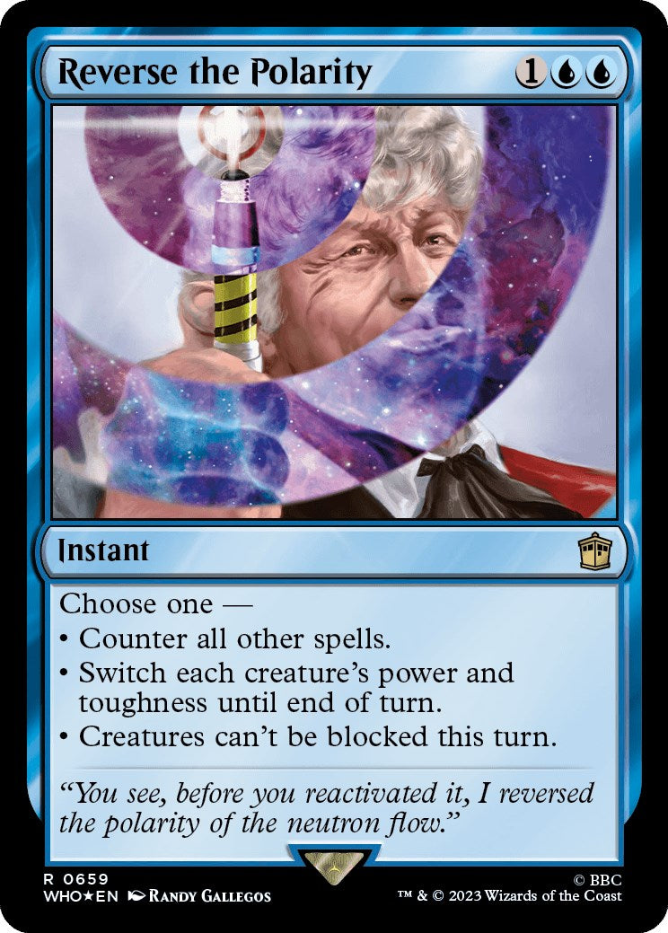 Reverse the Polarity (Surge Foil) [Doctor Who] | Dumpster Cat Games