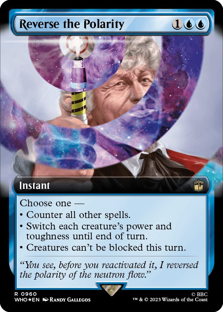 Reverse the Polarity (Extended Art) (Surge Foil) [Doctor Who] | Dumpster Cat Games