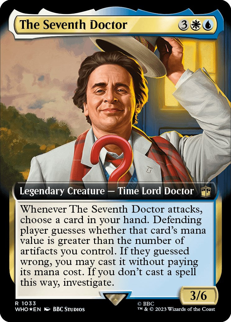The Seventh Doctor (Extended Art) (Surge Foil) [Doctor Who] | Dumpster Cat Games
