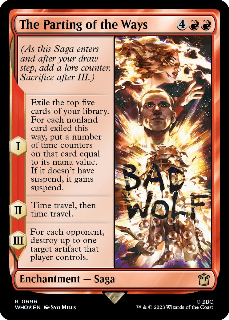 The Parting of the Ways (Surge Foil) [Doctor Who] | Dumpster Cat Games