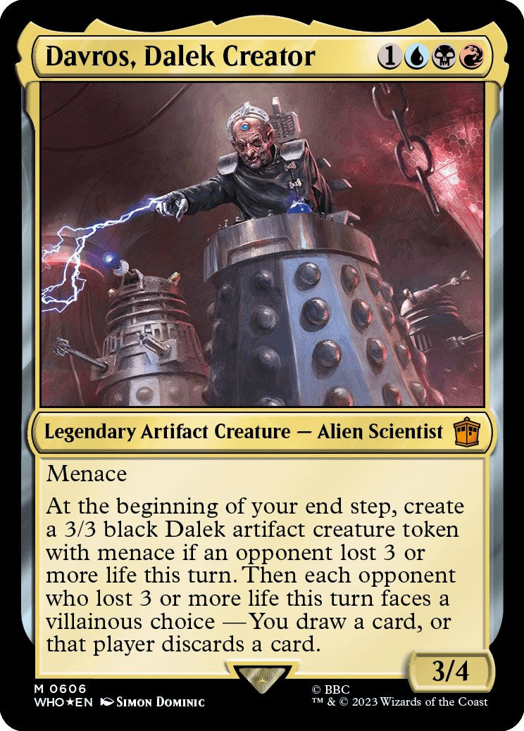 Davros, Dalek Creator (Surge Foil) [Doctor Who] | Dumpster Cat Games
