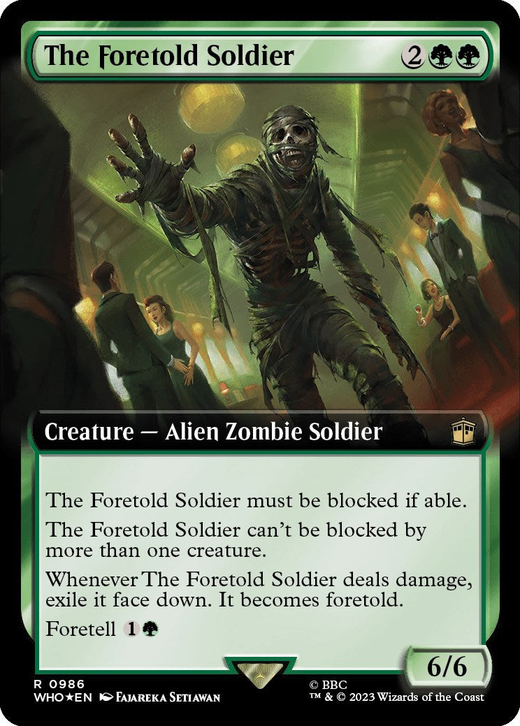 The Foretold Soldier (Extended Art) (Surge Foil) [Doctor Who] | Dumpster Cat Games