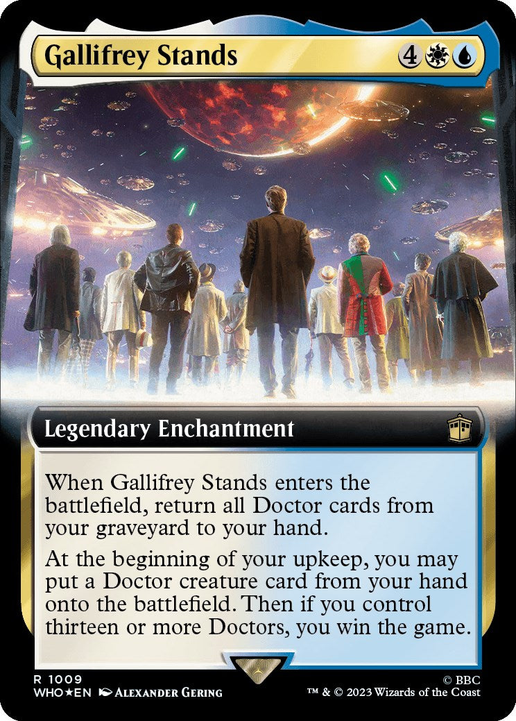 Gallifrey Stands (Extended Art) (Surge Foil) [Doctor Who] | Dumpster Cat Games