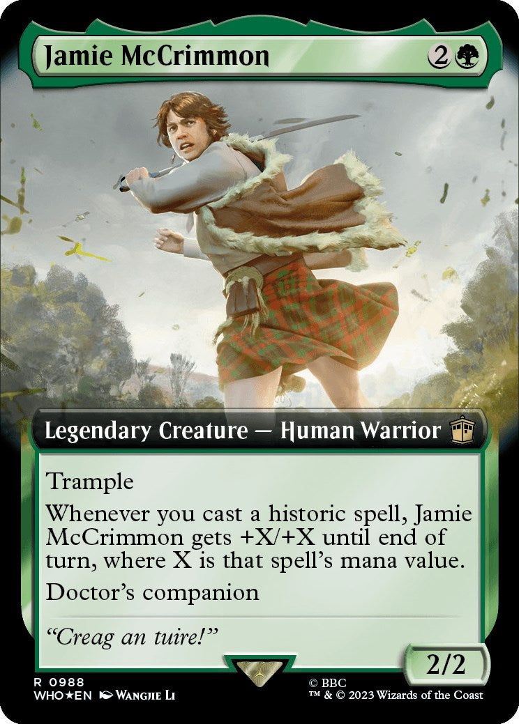 Jamie McCrimmon (Extended Art) (Surge Foil) [Doctor Who] | Dumpster Cat Games