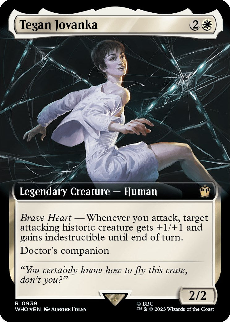 Tegan Jovanka (Extended Art) (Surge Foil) [Doctor Who] | Dumpster Cat Games