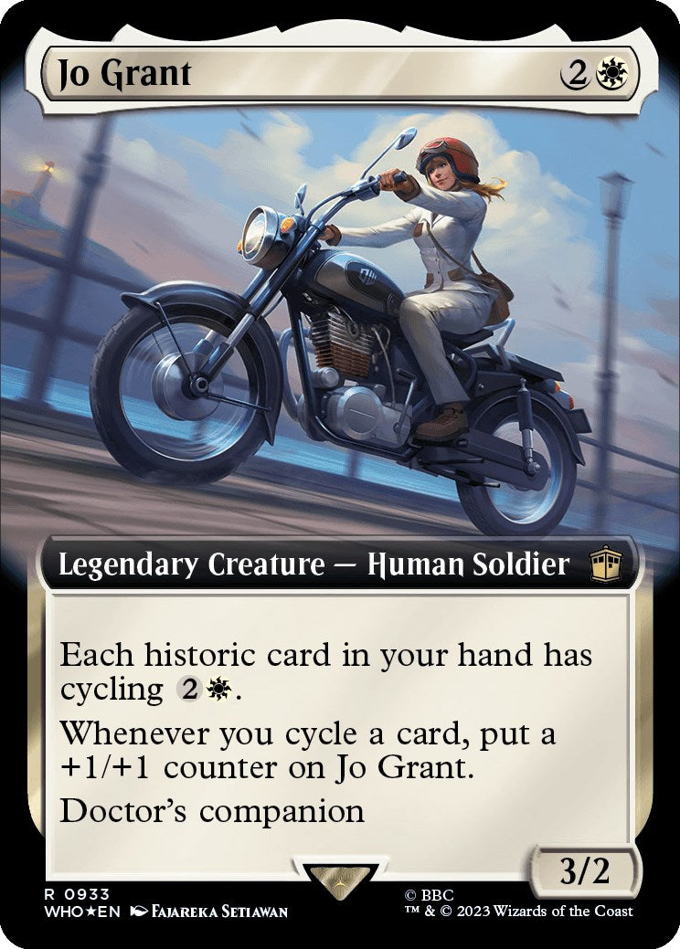 Jo Grant (Extended Art) (Surge Foil) [Doctor Who] | Dumpster Cat Games