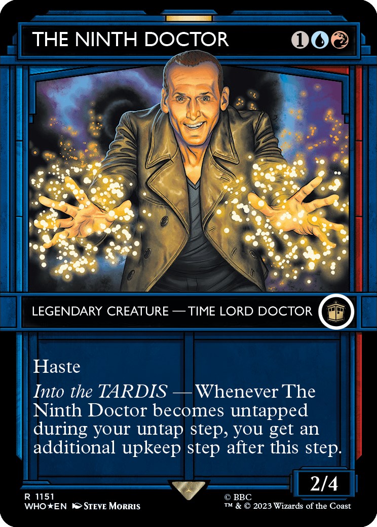 The Ninth Doctor (Showcase) (Surge Foil) [Doctor Who] | Dumpster Cat Games