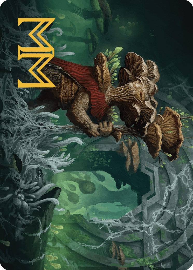 Tendril of the Mycotyrant Art Card (Gold-Stamped Signature) [The Lost Caverns of Ixalan Art Series] | Dumpster Cat Games