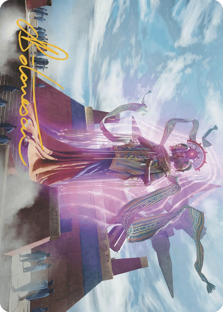Ojer Taq, Deepest Foundation Art Card (4/81) (Gold-Stamped Signature) [The Lost Caverns of Ixalan Art Series] | Dumpster Cat Games