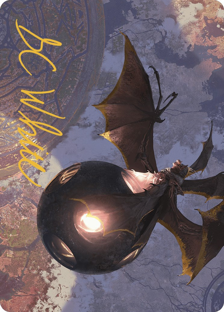 Malicious Eclipse Art Card (Gold-Stamped Signature) [The Lost Caverns of Ixalan Art Series] | Dumpster Cat Games