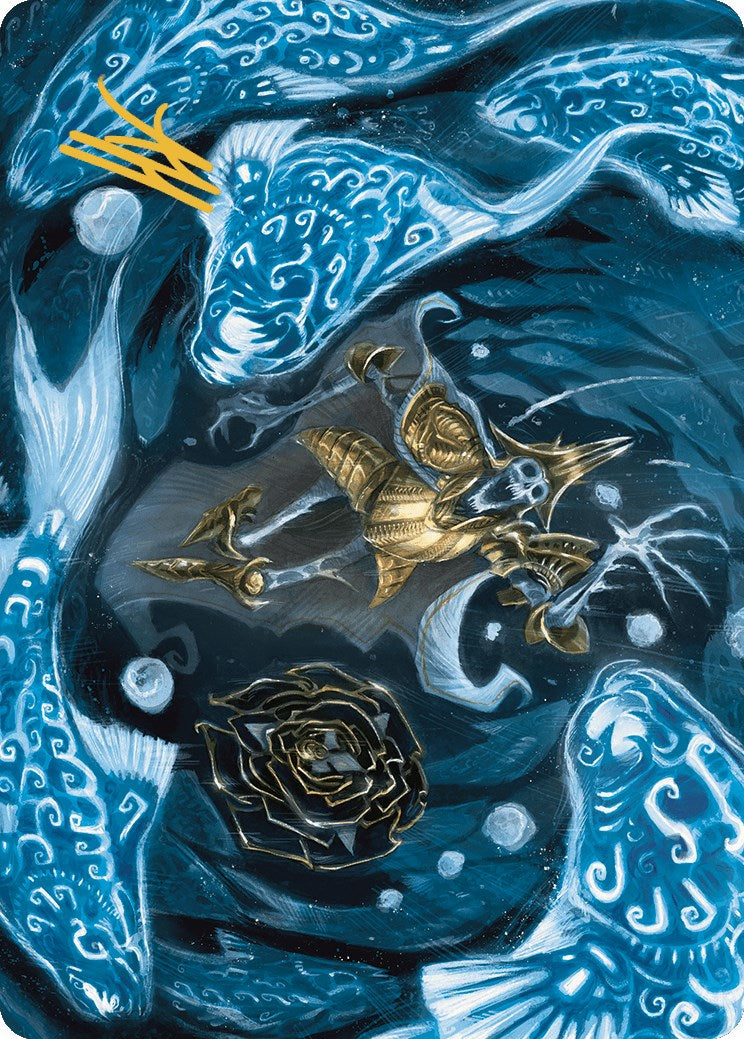 Eaten by Piranhas Art Card (Gold-Stamped Signature) [The Lost Caverns of Ixalan Art Series] | Dumpster Cat Games