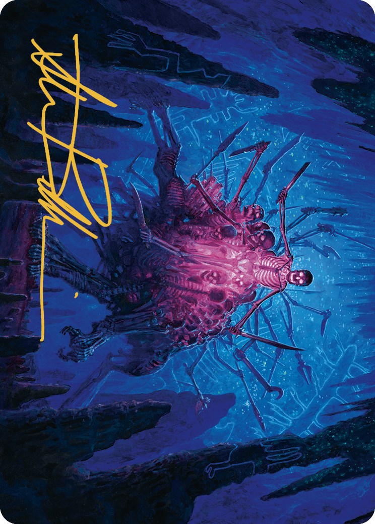 Uchbenbak, the Great Mistake Art Card (Gold-Stamped Signature) [The Lost Caverns of Ixalan Art Series] | Dumpster Cat Games