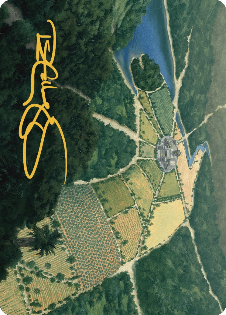 Restless Prairie Art Card (Gold-Stamped Signature) [The Lost Caverns of Ixalan Art Series] | Dumpster Cat Games