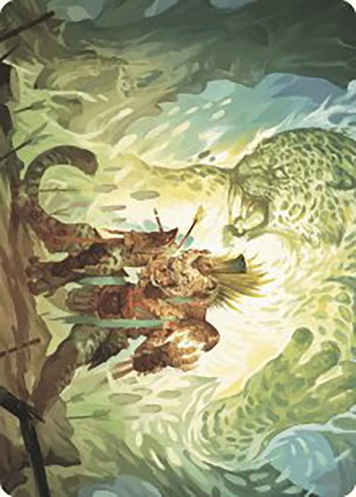 Might of the Ancestors Art Card [The Lost Caverns of Ixalan Art Series] | Dumpster Cat Games