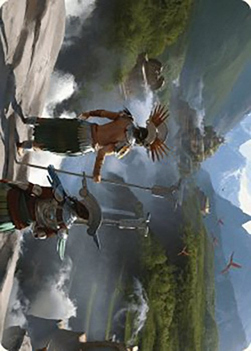 Glimpse the Core Art Card [The Lost Caverns of Ixalan Art Series] | Dumpster Cat Games
