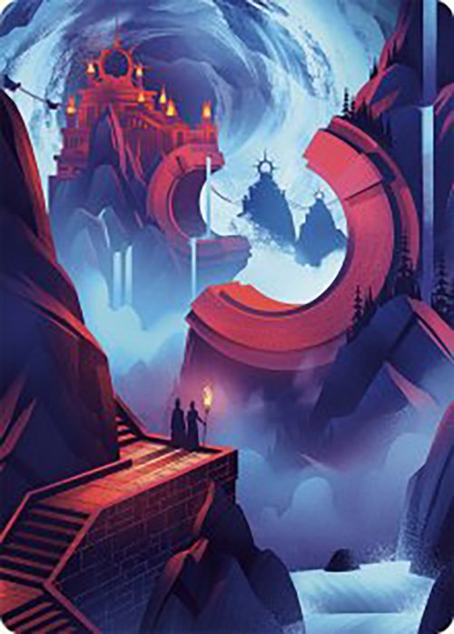 Mountain Art Card [The Lost Caverns of Ixalan Art Series] | Dumpster Cat Games