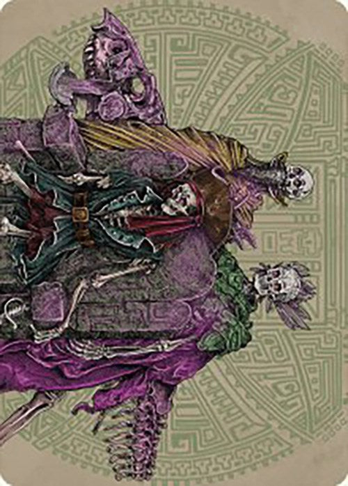 Throne of the Grim Captain Art Card [The Lost Caverns of Ixalan Art Series] | Dumpster Cat Games