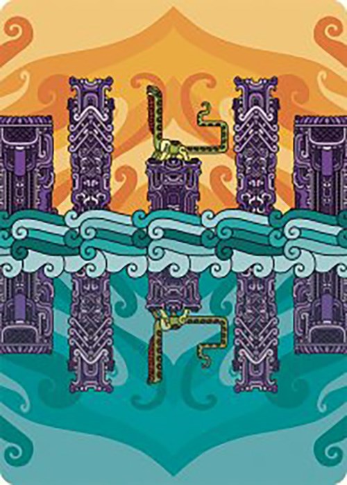 Echoing Deeps Art Card [The Lost Caverns of Ixalan Art Series] | Dumpster Cat Games